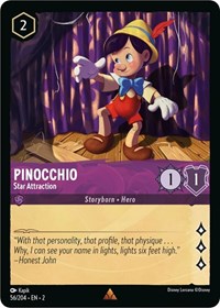 Pinocchio - Star Attraction (56/204) [Rise of the Floodborn] | Gear Gaming Bentonville