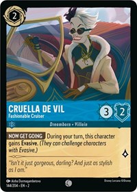 Cruella De Vil - Fashionable Cruiser (144/204) [Rise of the Floodborn] | Gear Gaming Bentonville