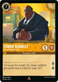 Cobra Bubbles - Just a Social Worker (4/204) [Rise of the Floodborn] | Gear Gaming Bentonville