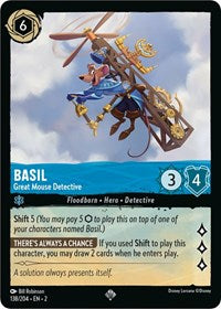 Basil - Great Mouse Detective (138/204) [Rise of the Floodborn] | Gear Gaming Bentonville