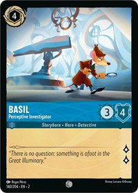 Basil - Perceptive Investigator (140/204) [Rise of the Floodborn] | Gear Gaming Bentonville