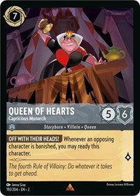 Queen of Hearts - Capricious Monarch (192/204) [Rise of the Floodborn] | Gear Gaming Bentonville