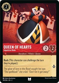 Queen of Hearts - Impulsive Ruler (119/204) [Rise of the Floodborn] | Gear Gaming Bentonville