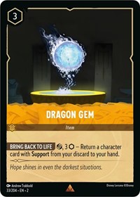 Dragon Gem (33/204) [Rise of the Floodborn] | Gear Gaming Bentonville