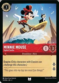 Minnie Mouse - Stylish Surfer (113/204) [Rise of the Floodborn] | Gear Gaming Bentonville