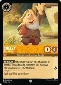 Sneezy - Very Allergic (22/204) [Rise of the Floodborn] | Gear Gaming Bentonville