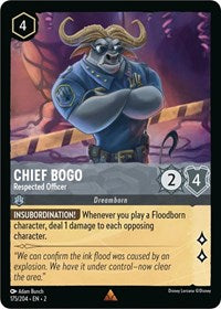 Chief Bogo - Respected Officer (175/204) [Rise of the Floodborn] | Gear Gaming Bentonville