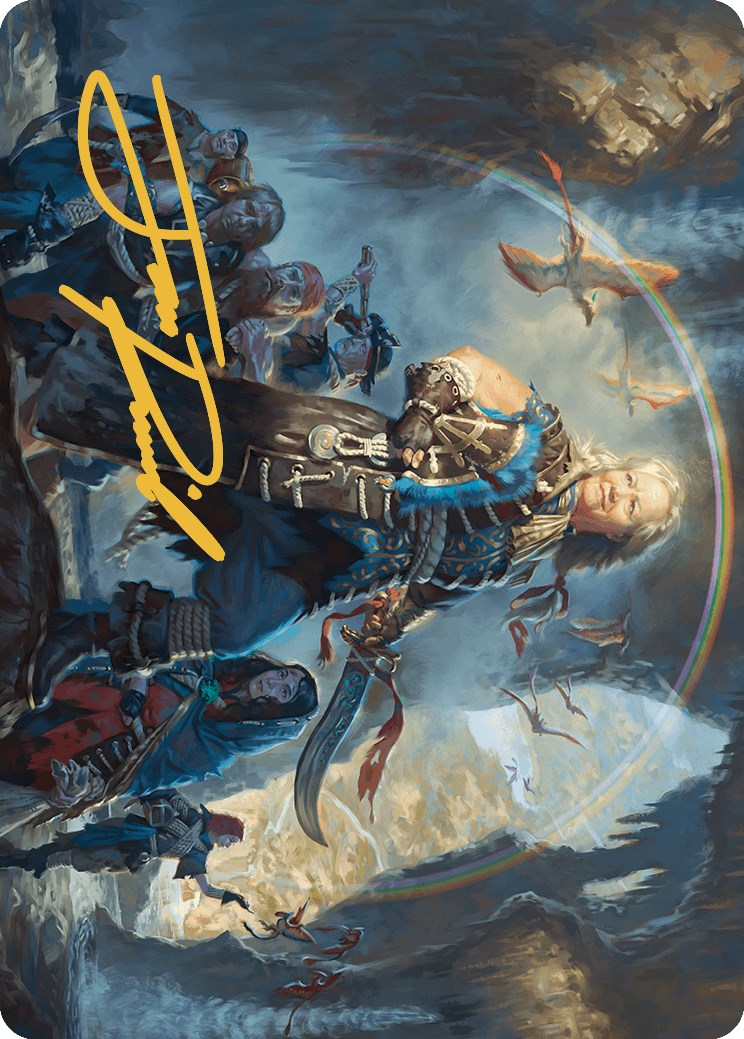 Admiral Brass, Unsinkable Art Card (Gold-Stamped Signature) [The Lost Caverns of Ixalan Art Series] | Gear Gaming Bentonville