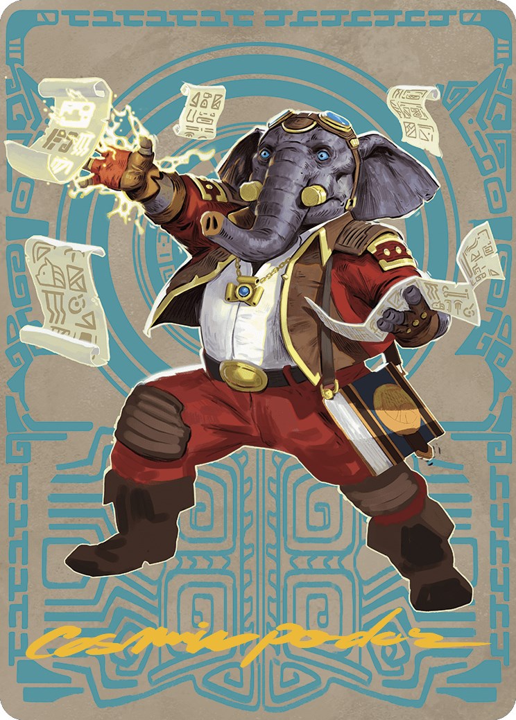Quintorius Kand Art Card (65/81) (Gold-Stamped Signature) [The Lost Ca Gear Gaming Bentonville Quintorius Kand Art Card (65/81) (Gold-Stamped Signature) [The Lost Ca Gear Gaming Bentonville