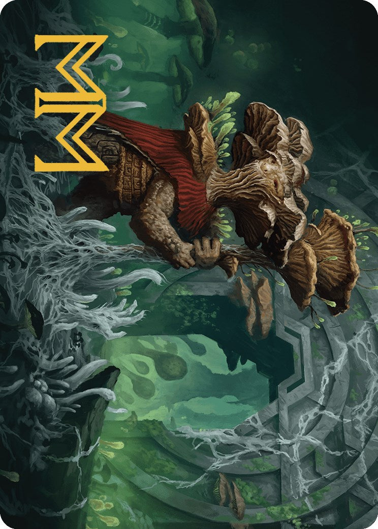 Tendril of the Mycotyrant Art Card (Gold-Stamped Signature) [The Lost Caverns of Ixalan Art Series] | Gear Gaming Bentonville