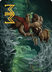 Tendril of the Mycotyrant Art Card (Gold-Stamped Signature) [The Lost Caverns of Ixalan Art Series] | Gear Gaming Bentonville