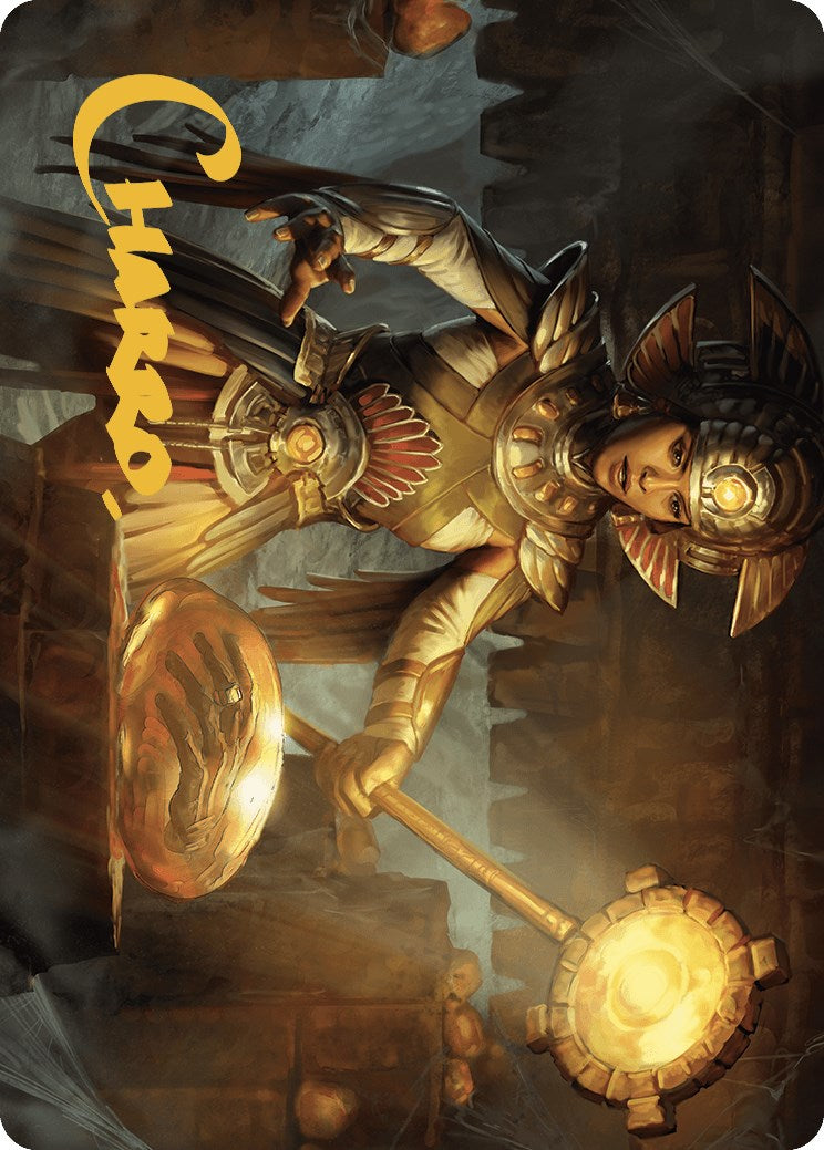 Curator of Sun's Creation Art Card (Gold-Stamped Signature) [The Lost Caverns of Ixalan Art Series] | Gear Gaming Bentonville