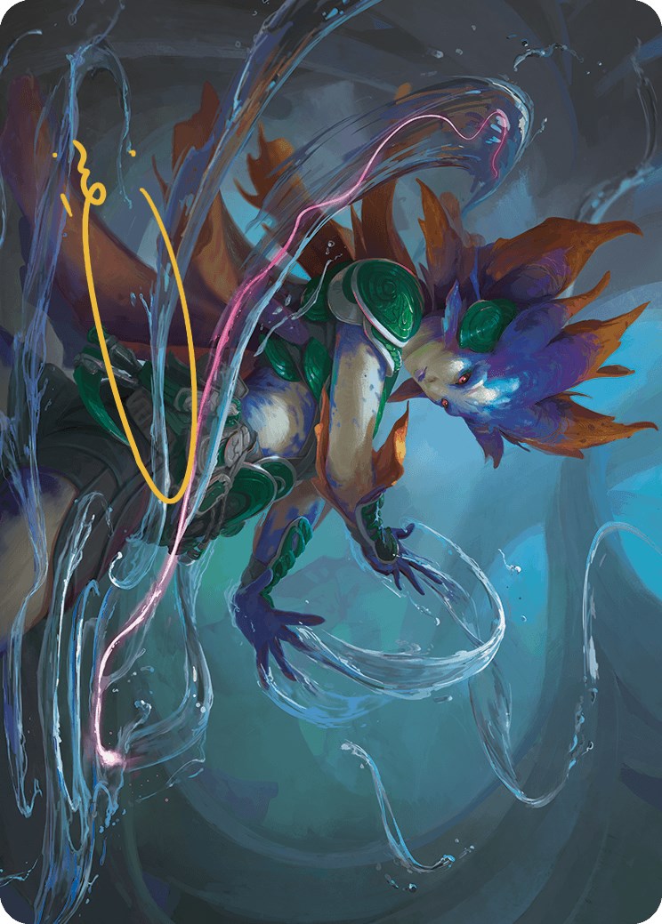 Nicanzil, Current Conductor Art Card (Gold-Stamped Signature) [The Lost Caverns of Ixalan Art Series] | Gear Gaming Bentonville