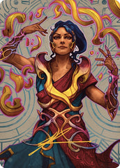 Saheeli, the Sun's Brilliance Art Card (Gold-Stamped Signature) [The Lost Caverns of Ixalan Art Series] | Gear Gaming Bentonville