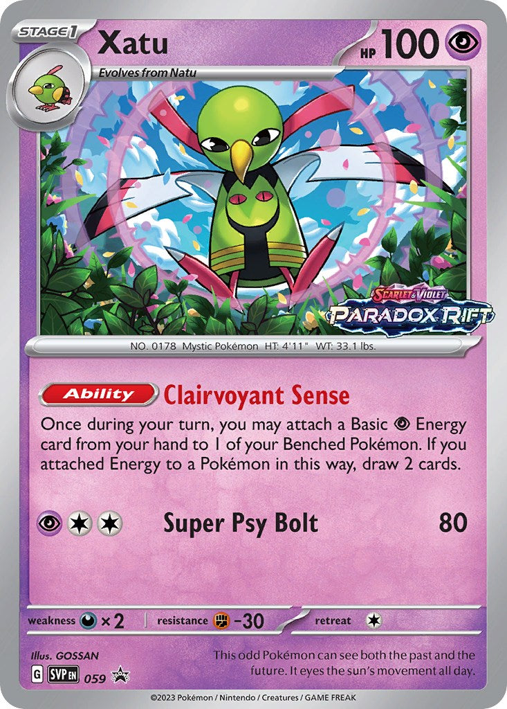 Xatu (059) [Scarlet & Violet: Black Star Promos] | Gear Gaming Bentonville