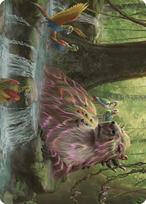 Basking Capybara Art Card [The Lost Caverns of Ixalan Art Series] | Gear Gaming Bentonville