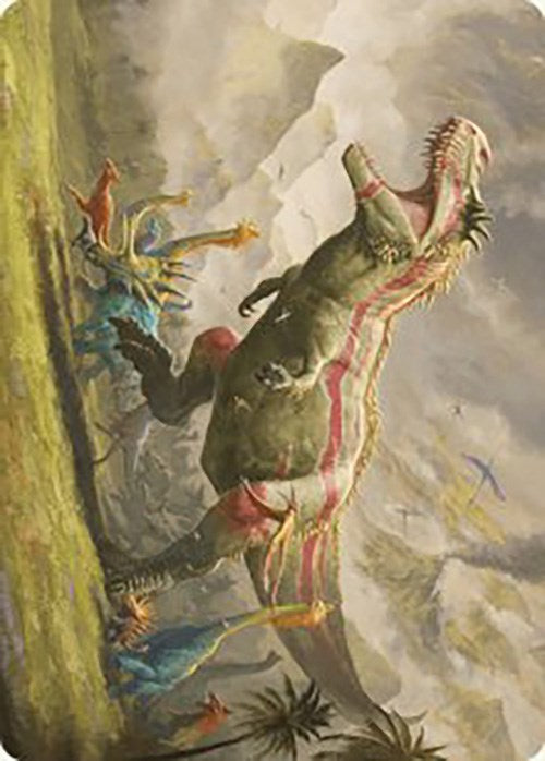 Ghalta, Stampede Tyrant Art Card [The Lost Caverns of Ixalan Art Series] | Gear Gaming Bentonville