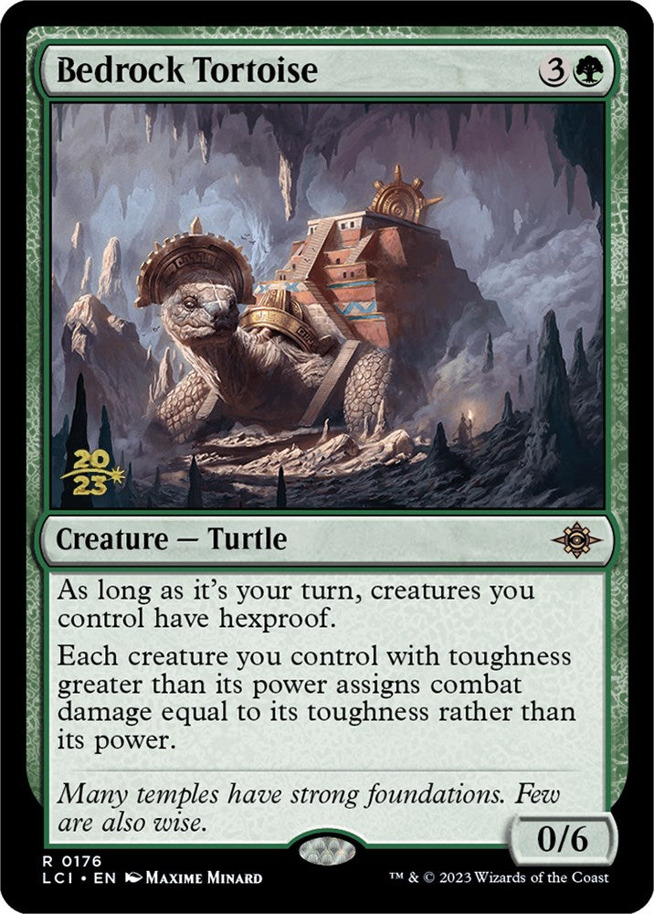 Bedrock Tortoise [The Lost Caverns of Ixalan Prerelease Cards] | Gear Gaming Bentonville