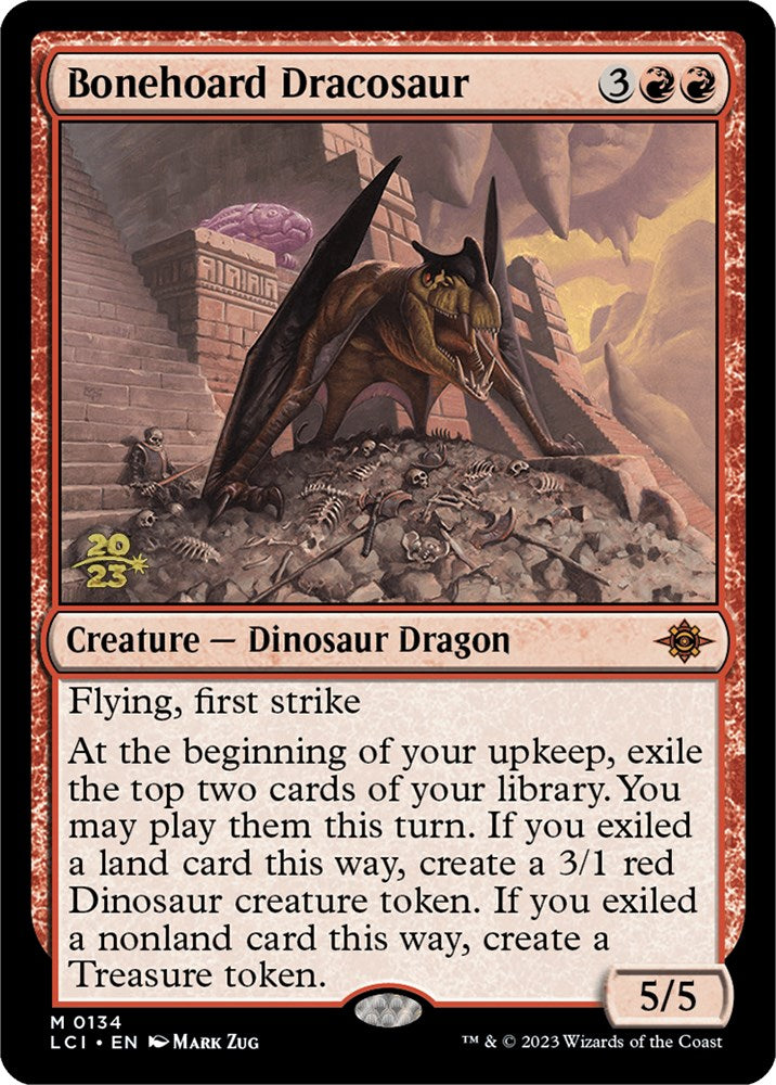 Bonehoard Dracosaur [The Lost Caverns of Ixalan Prerelease Cards] | Gear Gaming Bentonville