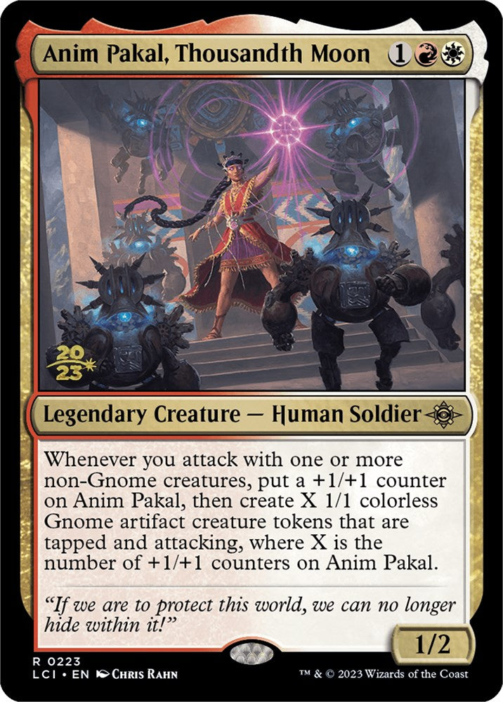 Anim Pakal, Thousandth Moon [The Lost Caverns of Ixalan Prerelease Cards] | Gear Gaming Bentonville