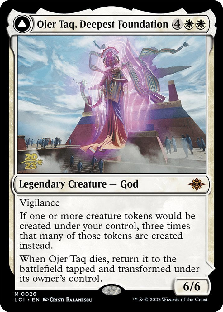 Ojer Taq, Deepest Foundation // Temple of Civilization [The Lost Caverns of Ixalan Prerelease Cards] | Gear Gaming Bentonville