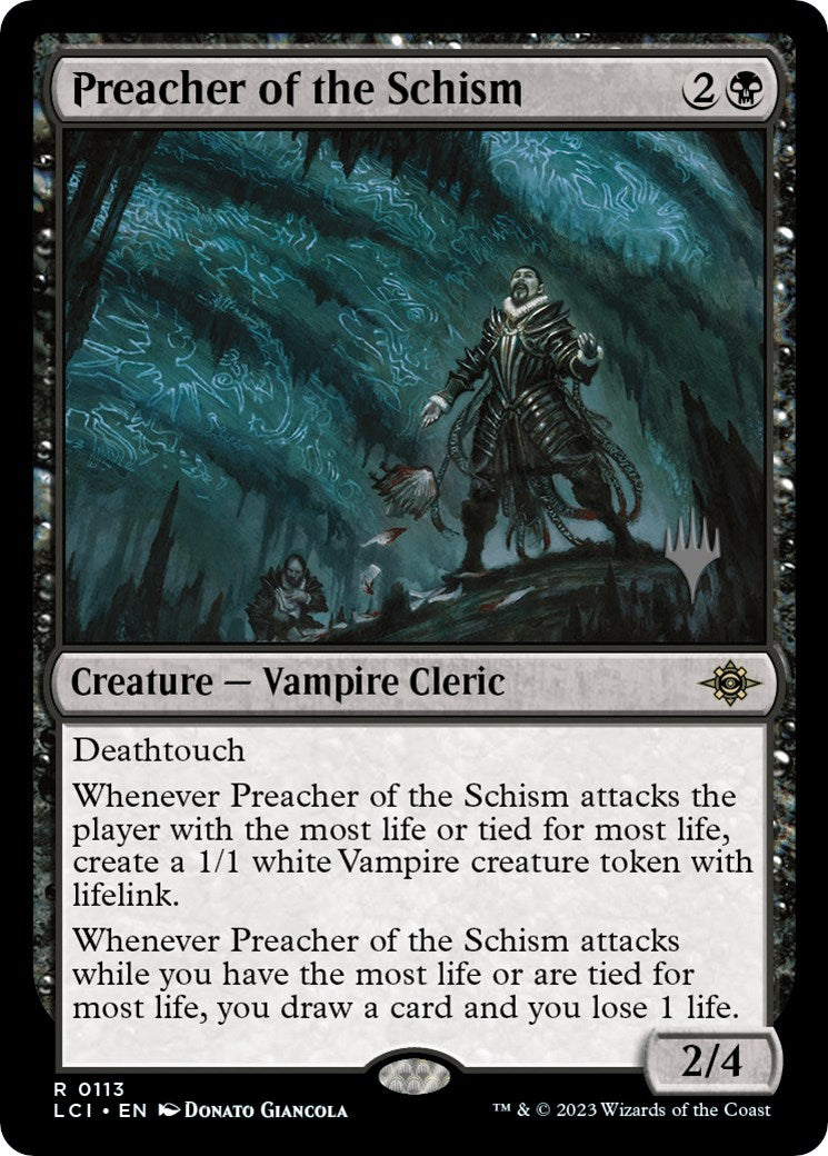 Preacher of the Schism (Promo Pack) [The Lost Caverns of Ixalan Promos] | Gear Gaming Bentonville