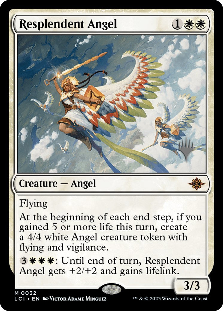 Resplendent Angel (Promo Pack) [The Lost Caverns of Ixalan Promos] | Gear Gaming Bentonville