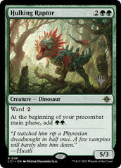 Hulking Raptor (Promo Pack) [The Lost Caverns of Ixalan Promos] | Gear Gaming Bentonville