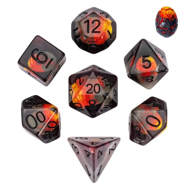 Dragon Egg 7pcs Dice Set | Gear Gaming Bentonville