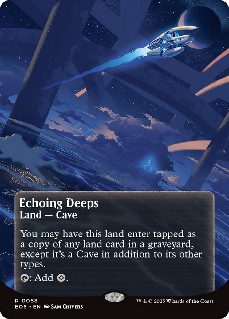 Echoing Deeps (0058) (Borderless) [Edge of Eternities: Stellar Sights] | Gear Gaming Bentonville