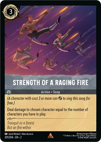 Strength of a Raging Fire (201/204) [Rise of the Floodborn] | Gear Gaming Bentonville