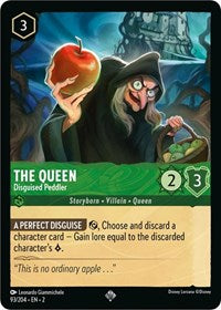 The Queen - Disguised Peddler (93/204) [Rise of the Floodborn] | Gear Gaming Bentonville