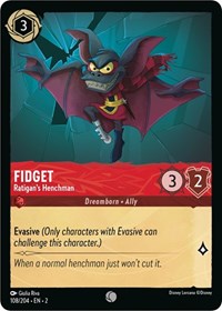 Fidget - Ratigan's Henchman (108/204) [Rise of the Floodborn] | Gear Gaming Bentonville
