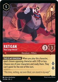 Ratigan - Very Large Mouse (121/204) [Rise of the Floodborn] | Gear Gaming Bentonville
