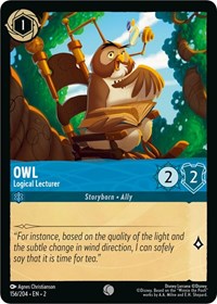 Owl - Logical Lecturer (156/204) [Rise of the Floodborn] | Gear Gaming Bentonville