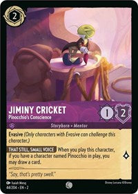 Jiminy Cricket - Pinocchio's Conscience (44/204) [Rise of the Floodborn] | Gear Gaming Bentonville