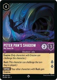 Peter Pan's Shadow - Not Sewn On (55/204) [Rise of the Floodborn] | Gear Gaming Bentonville