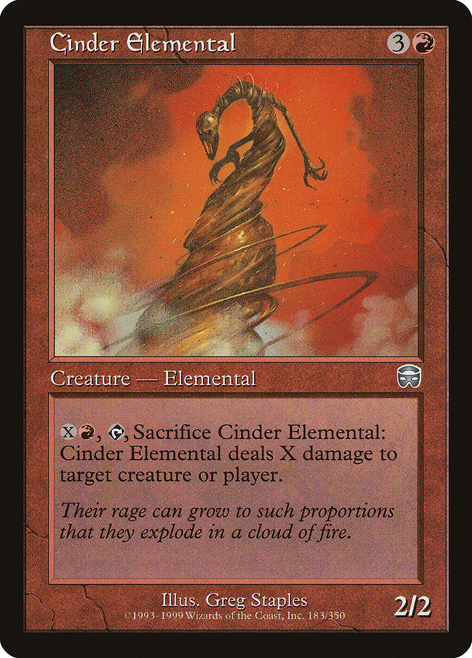 Cinder Elemental [Mercadian Masques] | Gear Gaming Bentonville