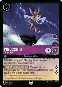 Pinocchio - On the Run (57/204) [Rise of the Floodborn] | Gear Gaming Bentonville