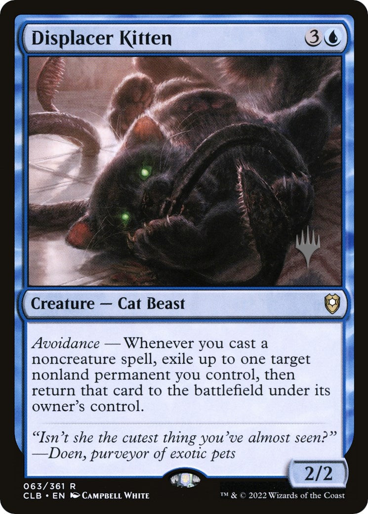 Displacer Kitten (Promo Pack) [The Lost Caverns of Ixalan Promos] | Gear Gaming Bentonville