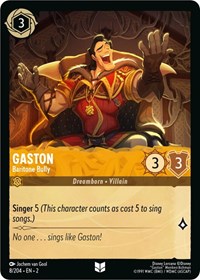 Gaston - Baritone Bully (8/204) [Rise of the Floodborn] | Gear Gaming Bentonville