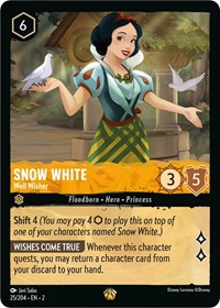 Snow White - Well Wisher (25/204) [Rise of the Floodborn] | Gear Gaming Bentonville