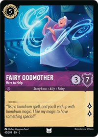 Fairy Godmother - Here to Help (40/204) [Rise of the Floodborn] | Gear Gaming Bentonville