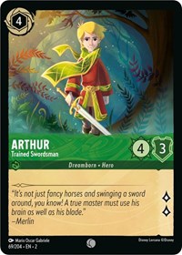 Arthur - Trained Swordsman (69/204) [Rise of the Floodborn] | Gear Gaming Bentonville