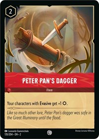 Peter Pan's Dagger (135/204) [Rise of the Floodborn] | Gear Gaming Bentonville