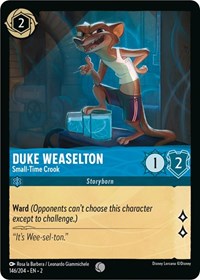 Duke Weaselton - Small-Time Crook (146/204) [Rise of the Floodborn] | Gear Gaming Bentonville