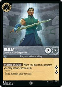 Benja - Guardian of the Dragon Gem (174/204) [Rise of the Floodborn] | Gear Gaming Bentonville