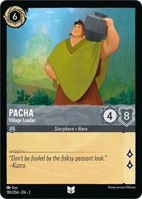 Pacha - Village Leader (190/204) [Rise of the Floodborn] | Gear Gaming Bentonville