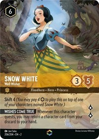 Snow White - Well Wisher (Enchanted) (206/204) [Rise of the Floodborn] | Gear Gaming Bentonville