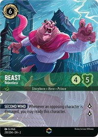 Beast - Relentless (Enchanted) (210/204) [Rise of the Floodborn] | Gear Gaming Bentonville